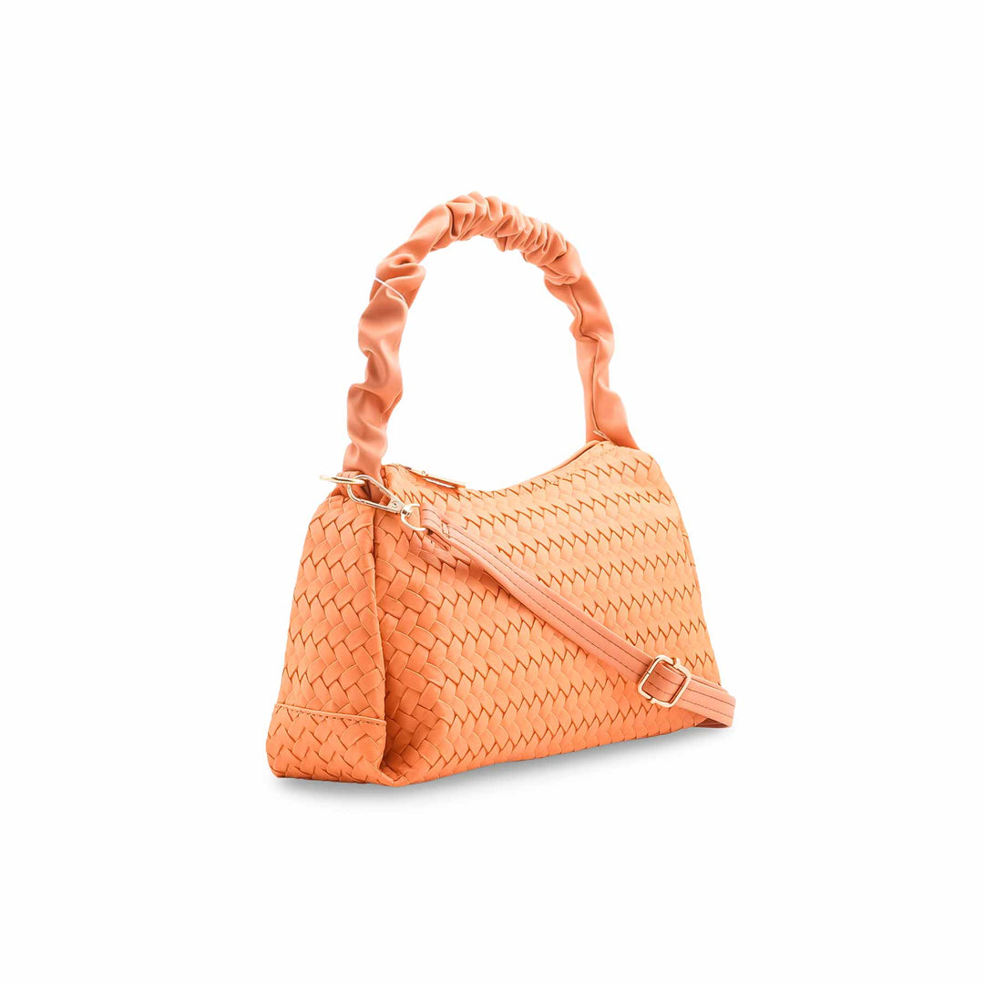 Orange Casual Pouch For Women P97664