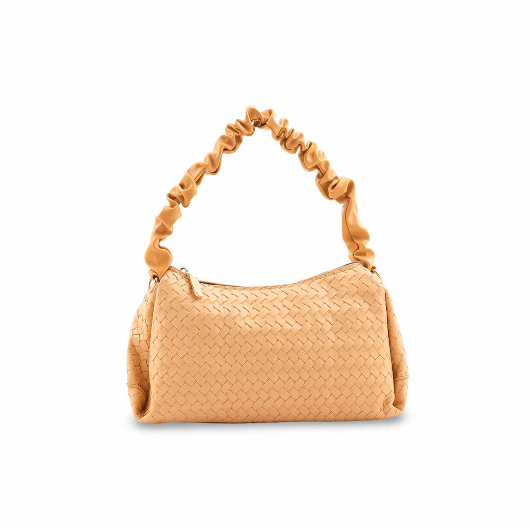 Beige Casual Pouch For Women P97664