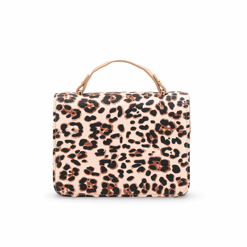 Beige Casual Pouch For Women P97665