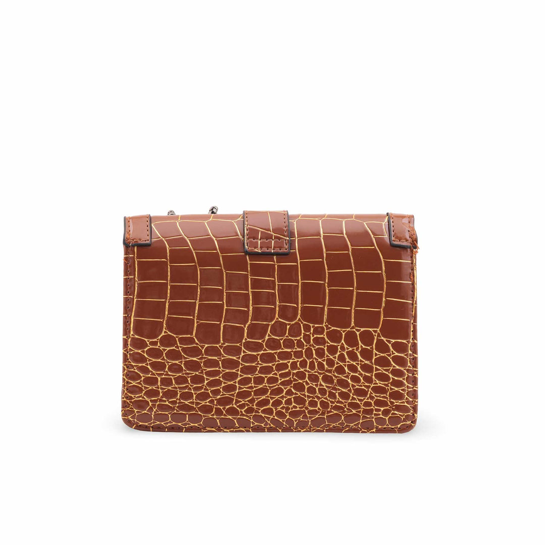Brown Casual Pouch For Ladies P97666