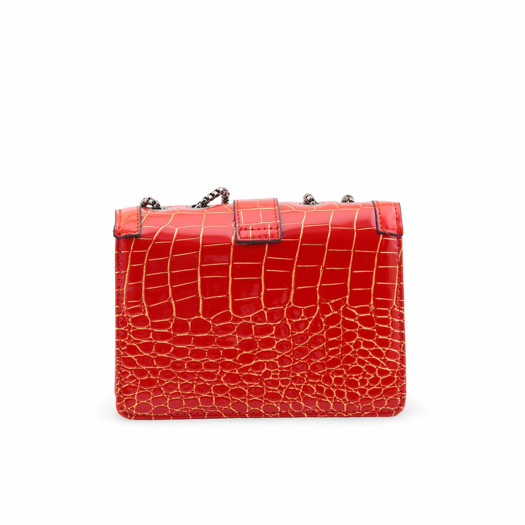 Red Casual Pouch For Ladies P97666