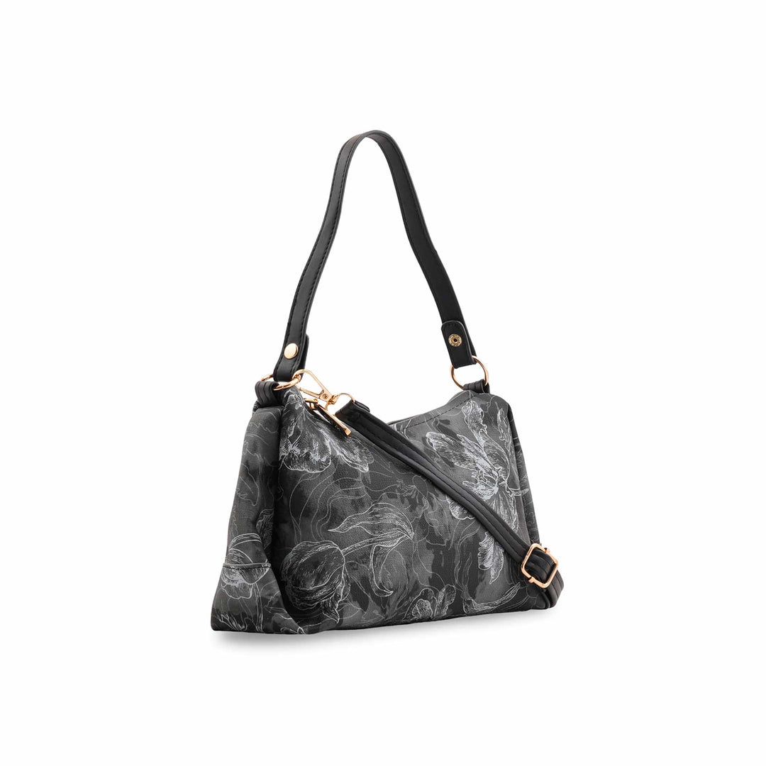 Black Casual Pouch For Women P97667