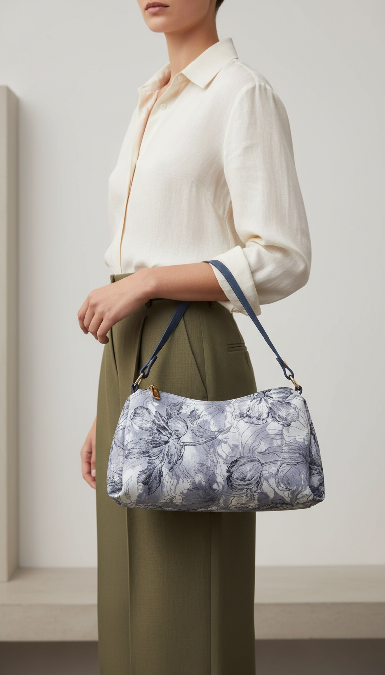 Blue Casual Pouch For Women P97667