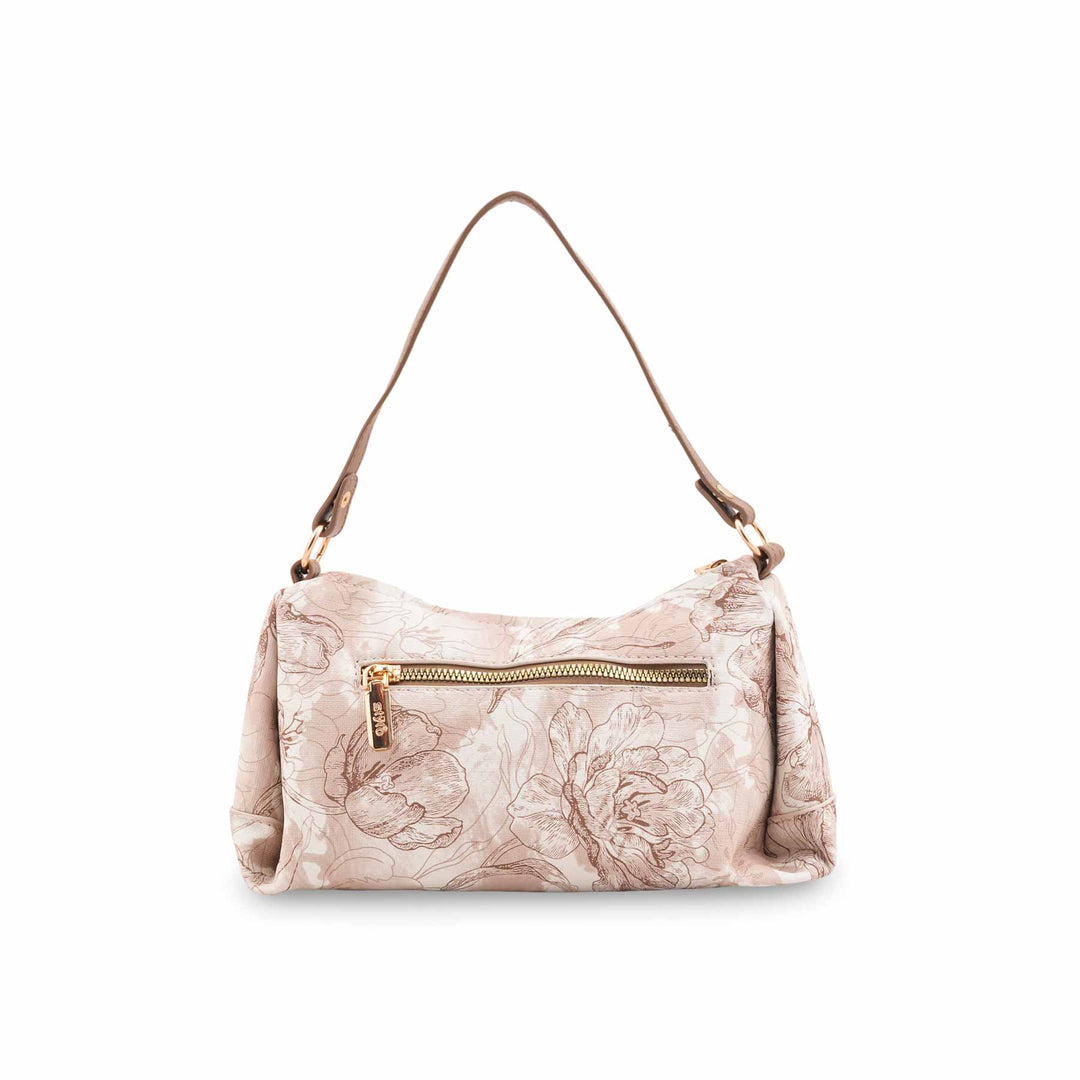 Beige Casual Pouch For Women P97667