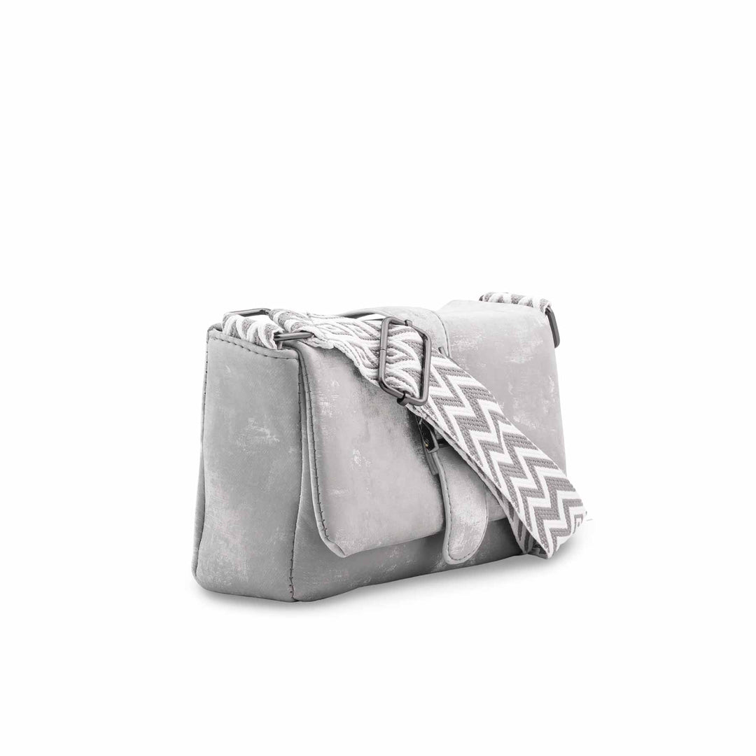 Silver Casual Pouch For Ladies P97669