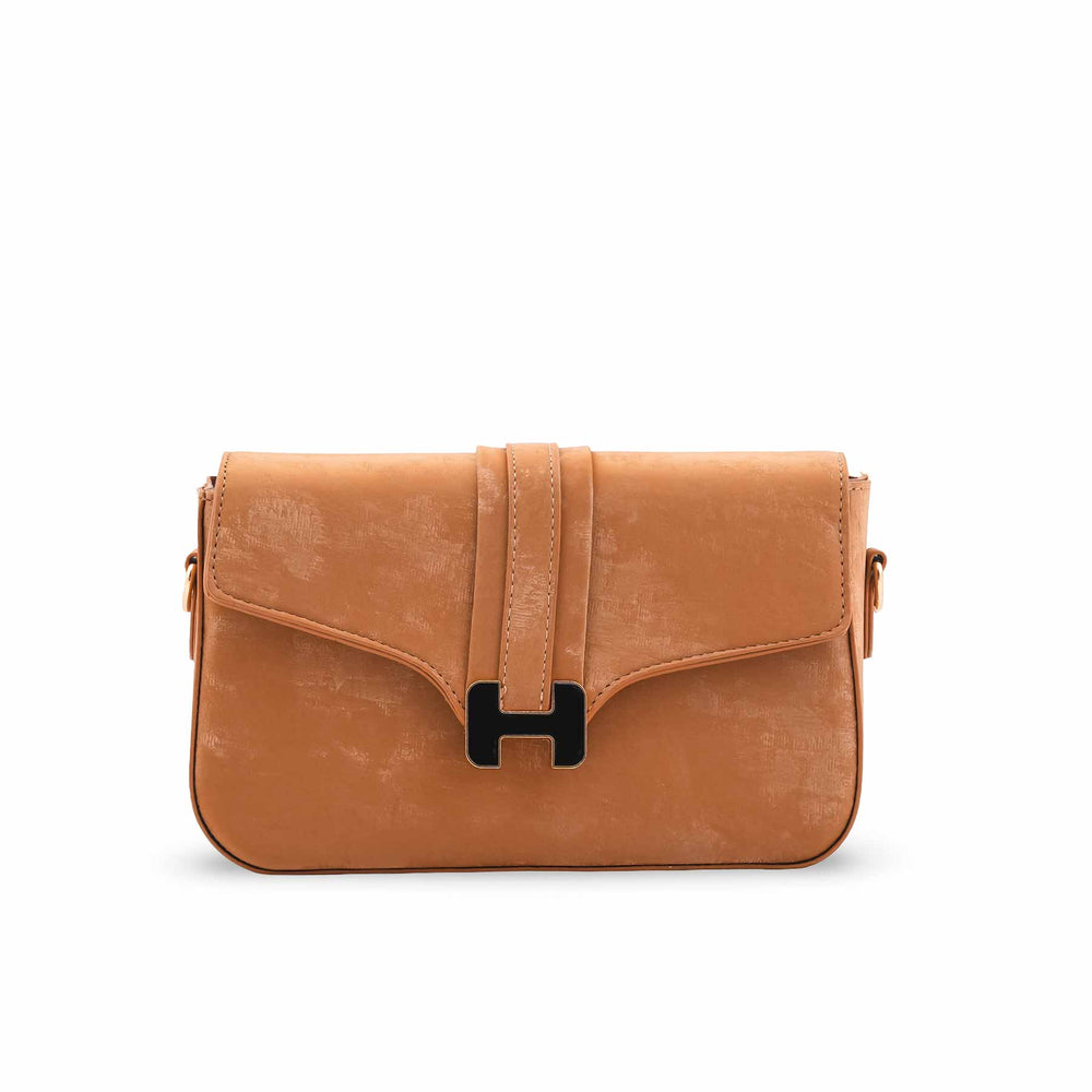 Brown Casual Pouch For Ladies P97670