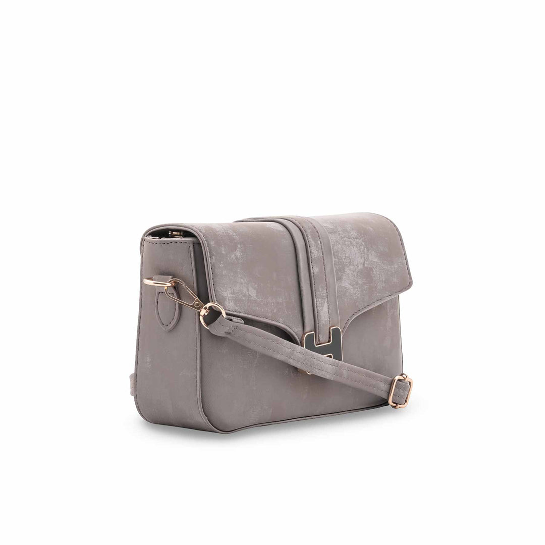 Grey Casual Pouch For Ladies P97670