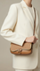 Beige Casual Pouch For Ladies P97673