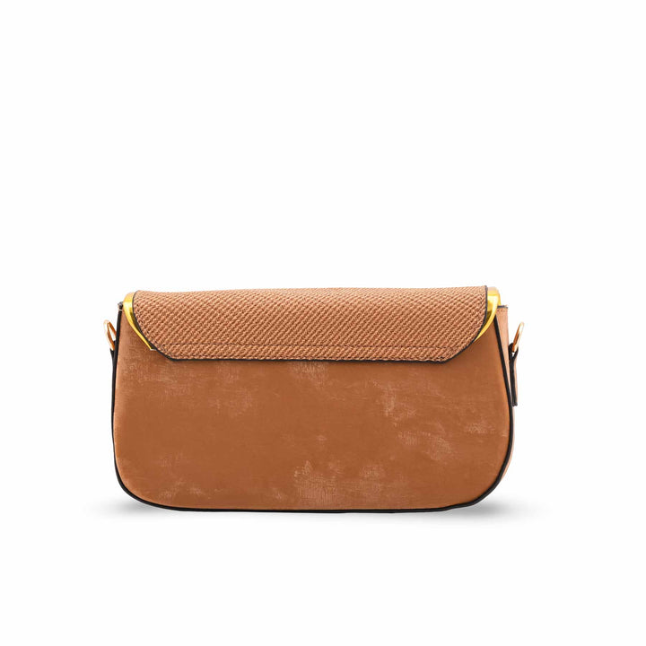 Beige Casual Pouch For Ladies P97673