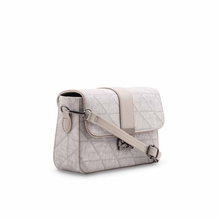 Grey Casual Pouch For Women P97675