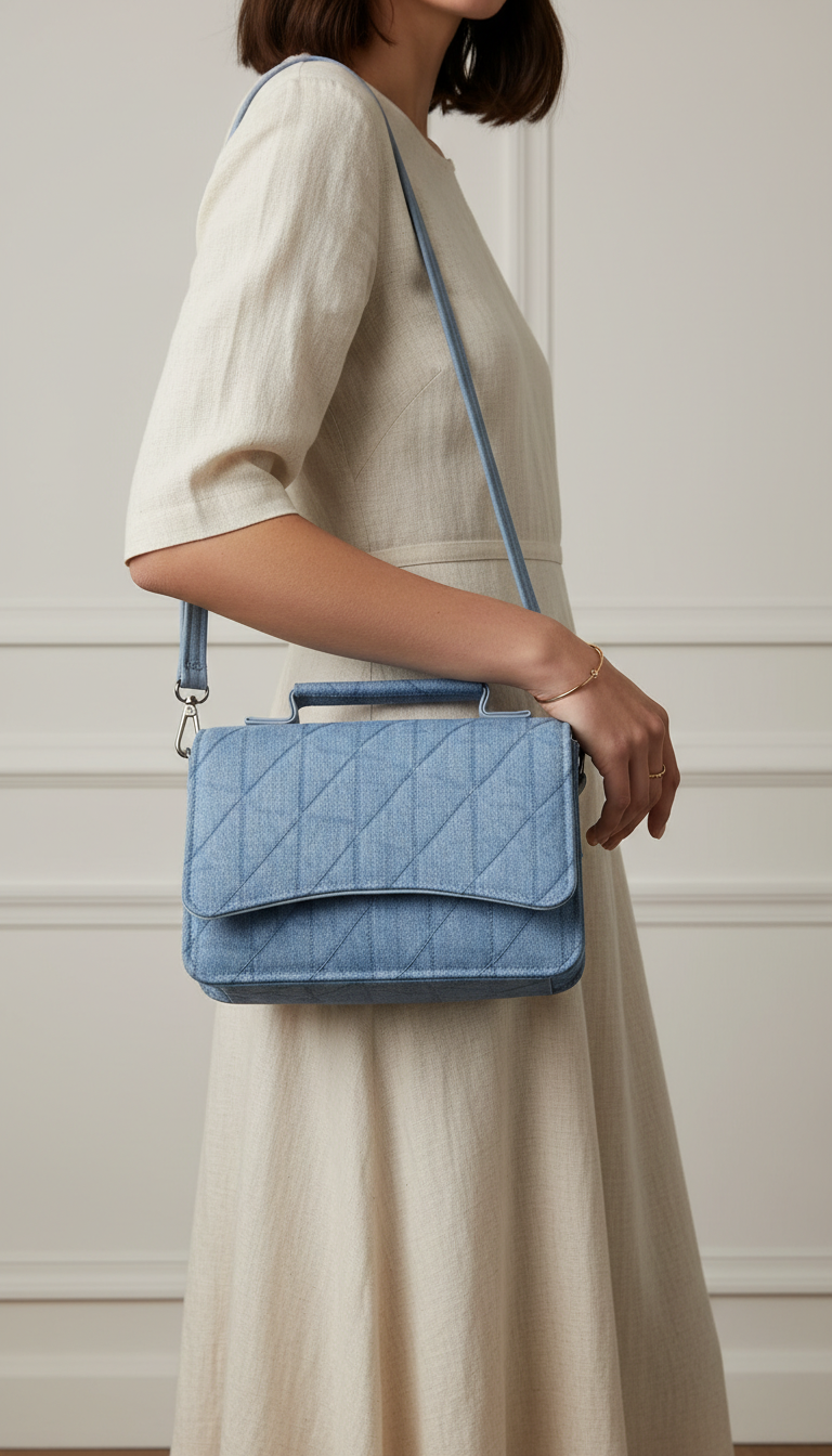 Blue Casual Pouch For Ladies P97677