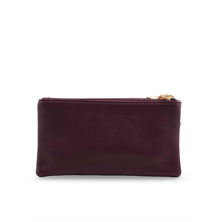 Brown Casual Pouch For Ladies P97680