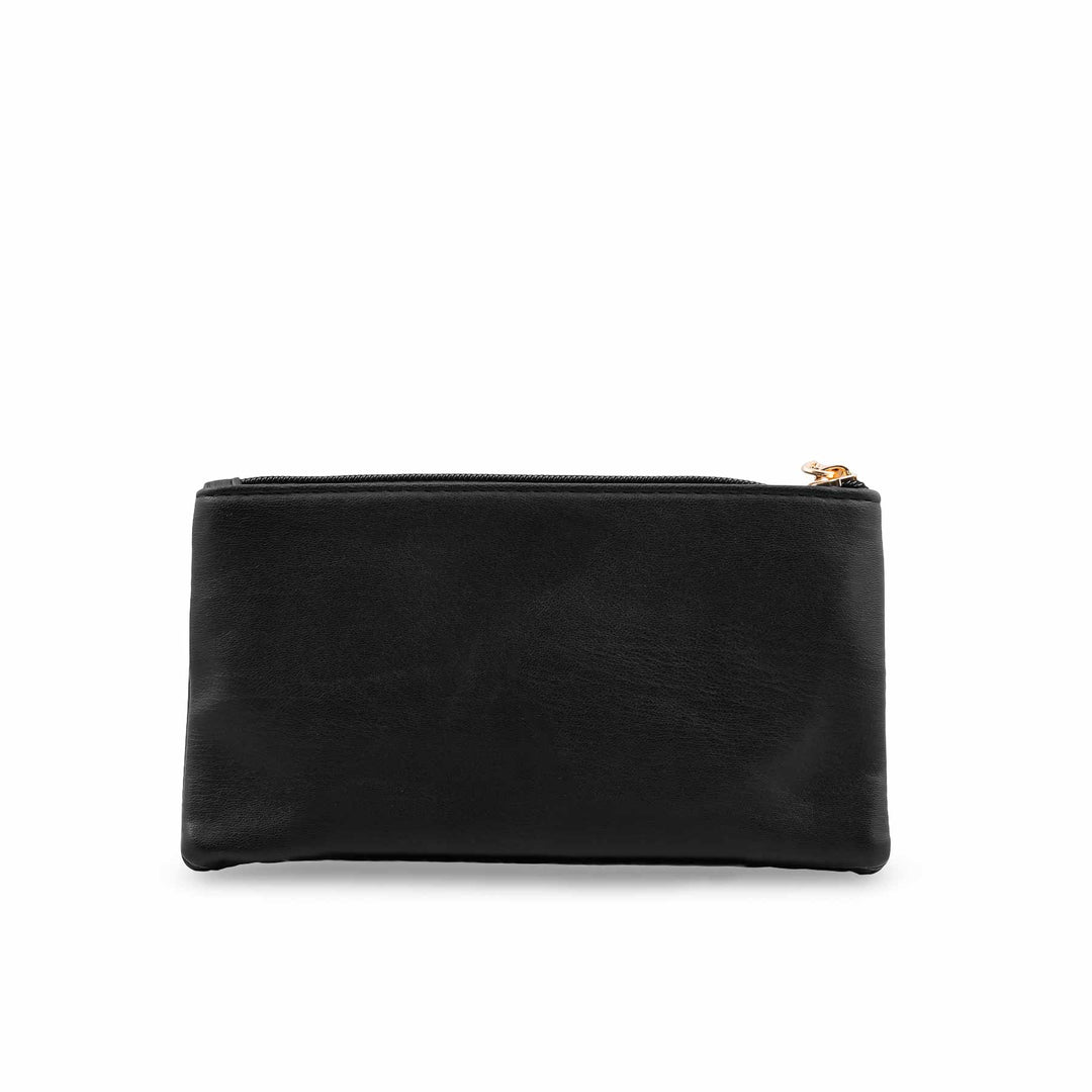 Black Casual Pouch For Ladies P97681