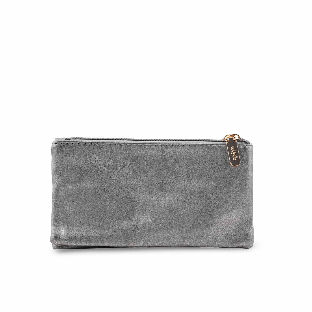 Silver Casual Pouch For Ladies P97681