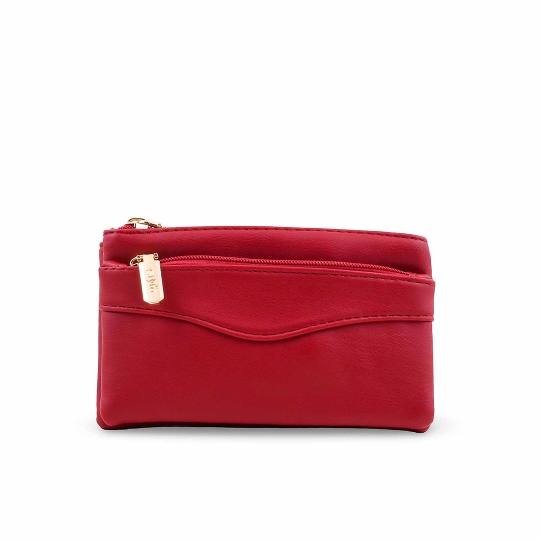 Red Casual Pouch For Ladies P97682