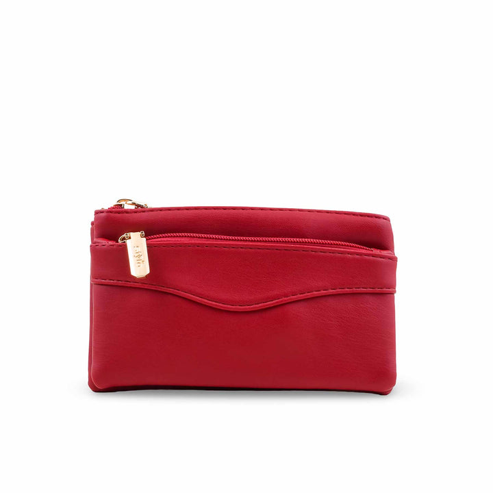 Red Casual Pouch For Ladies P97682