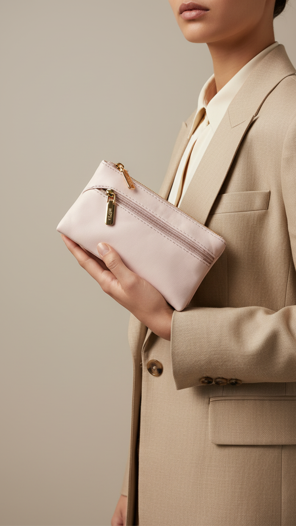 Pink Casual Pouch For Women P97683