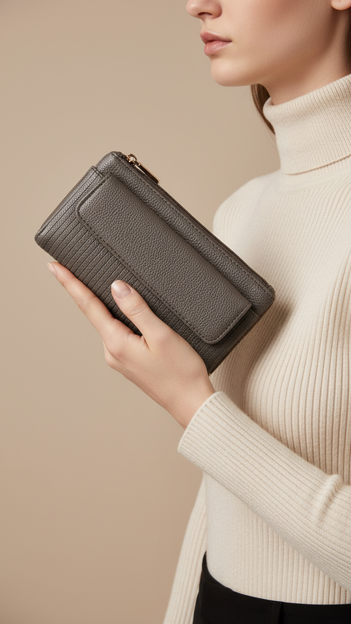 Grey Casual Pouch P97691