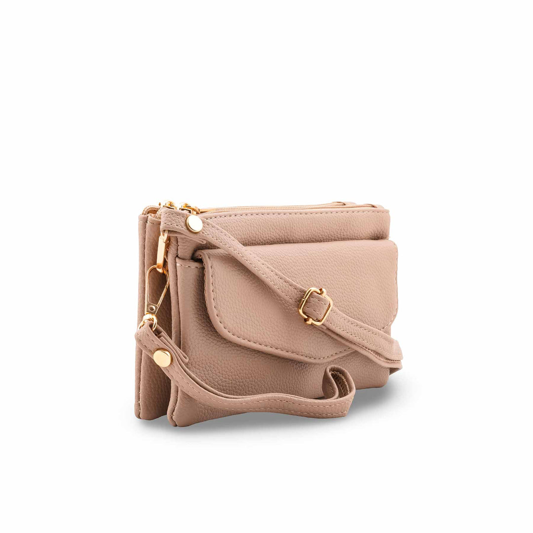 Beige Casual Pouch P97693