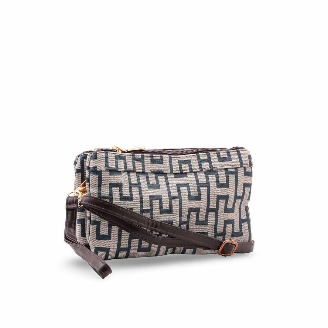 Black Casual Pouch For Women P97696