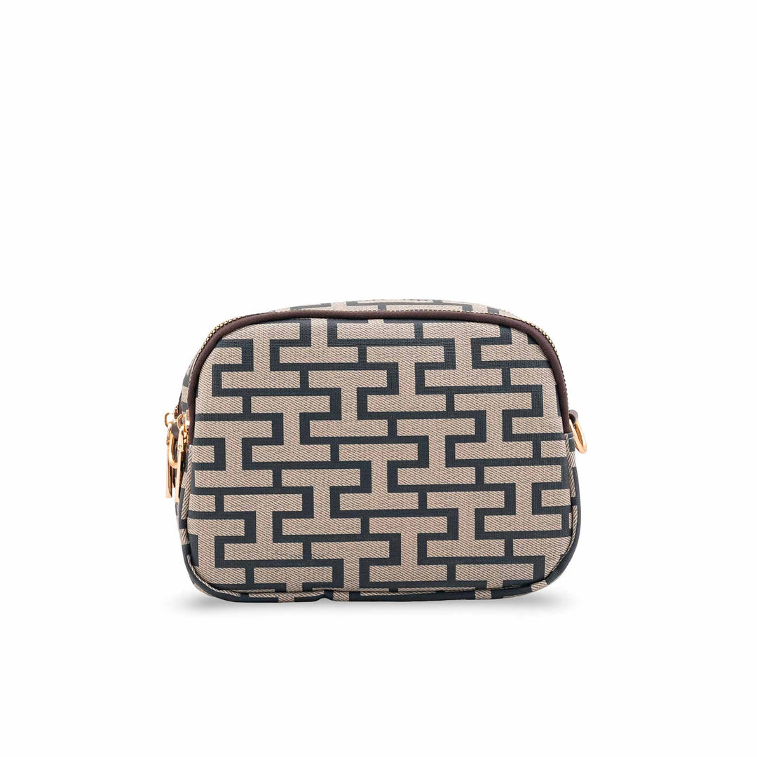 Black Casual Pouch For Ladies P97697