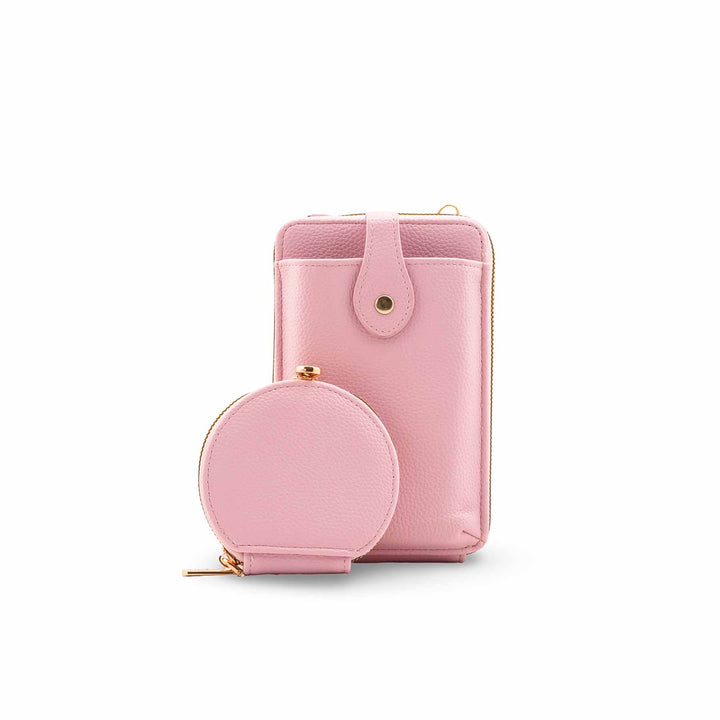 Pink Casual Pouch For Ladies P97698