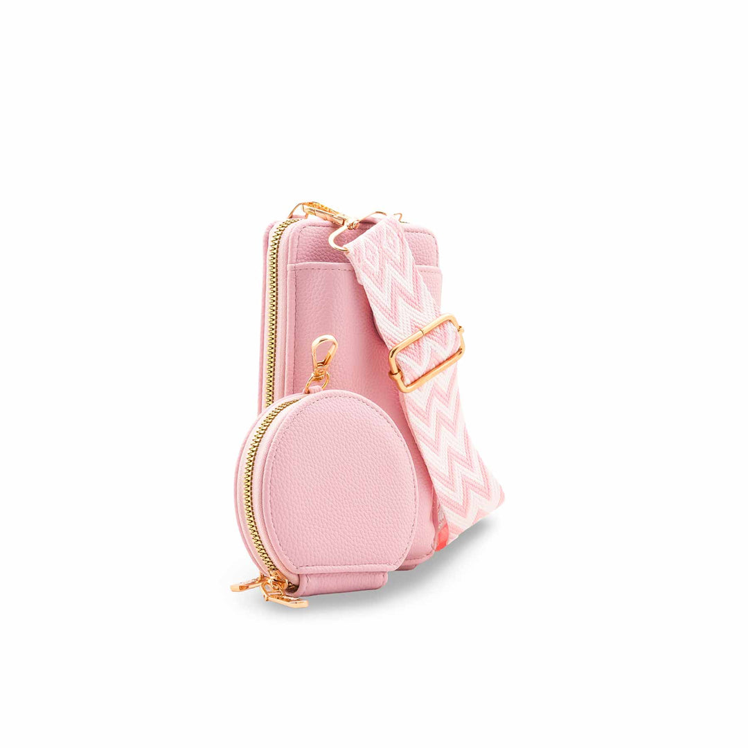 Pink Casual Pouch For Ladies P97698