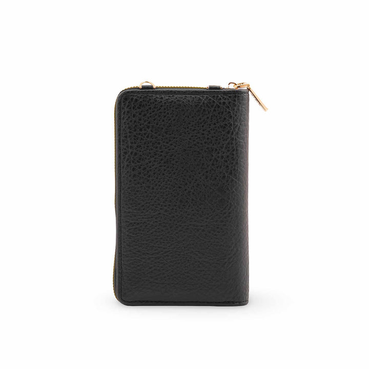 Black Casual Pouch For Ladies P97699