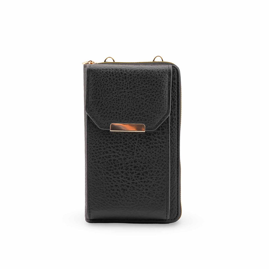 Black Casual Pouch For Ladies P97700