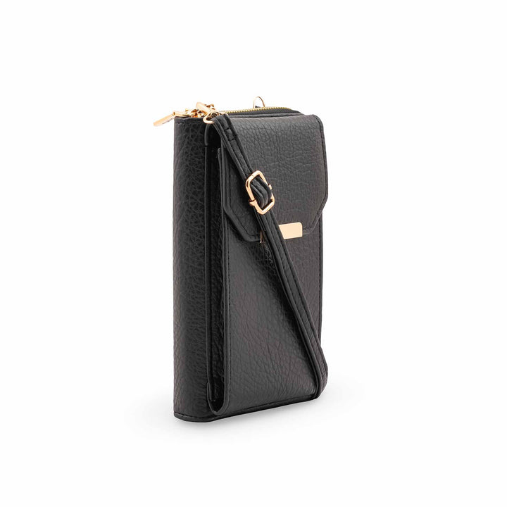 Black Casual Pouch For Ladies P97700