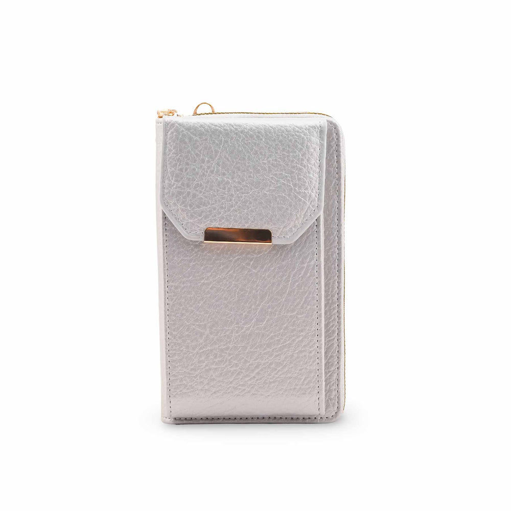 Silver Casual Pouch For Ladies P97700