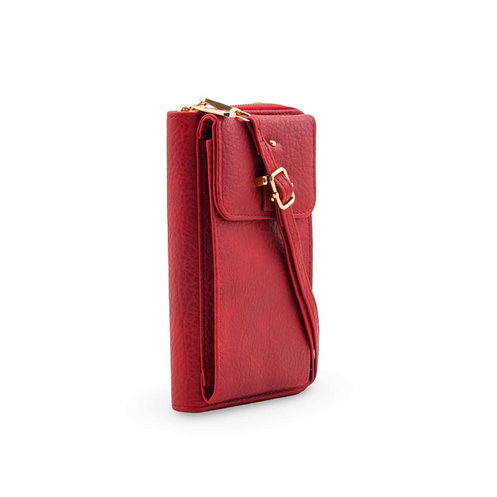 Maroon Casual Pouch For Women P97701