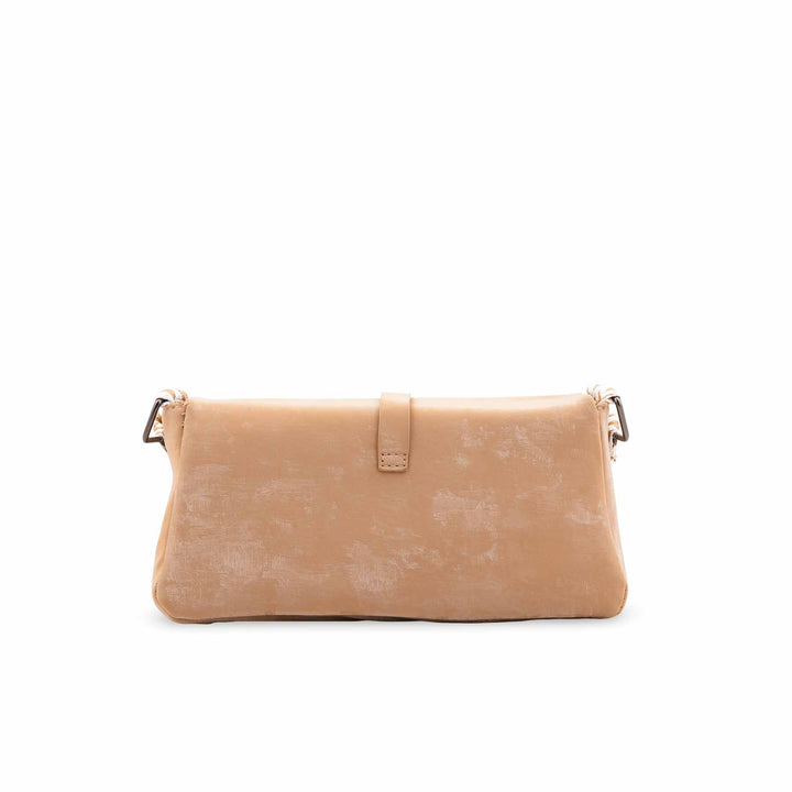 Beige Casual Pouch For Women P97704