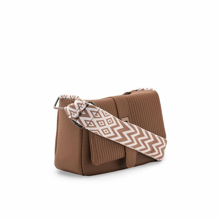 Brown Casual Pouch For Ladies P97705