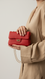 Red Casual Pouch For Women P97706