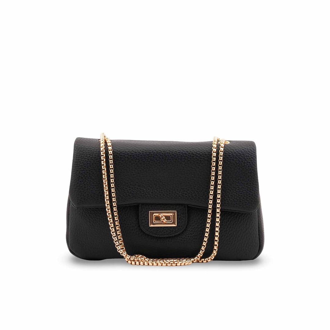 Black Casual Pouch For Women P97706