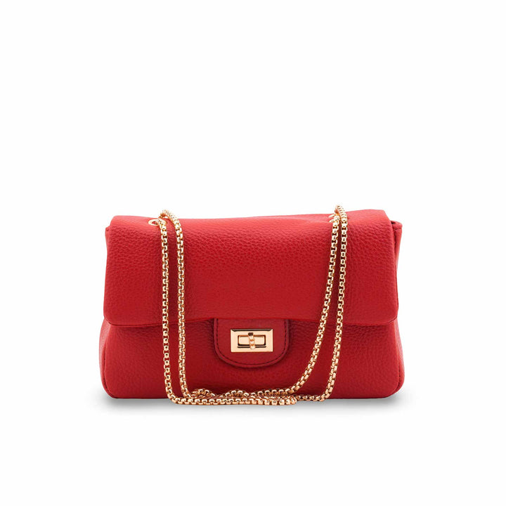 Red Casual Pouch For Women P97706