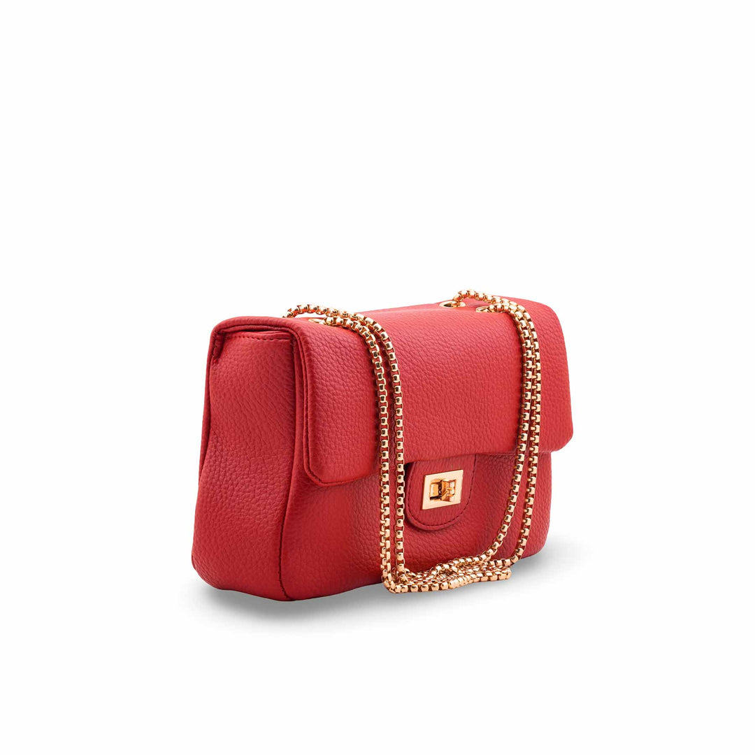 Red Casual Pouch For Women P97706