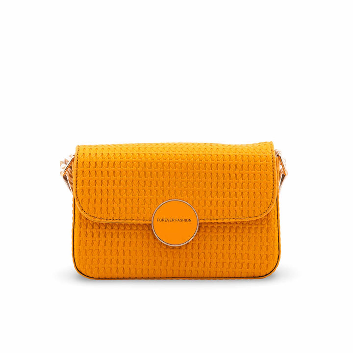 Yellow Casual Pouch For Women P97707