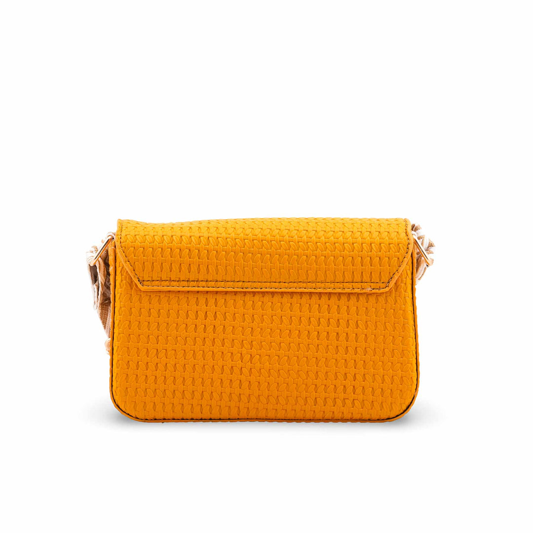 Yellow Casual Pouch For Women P97707