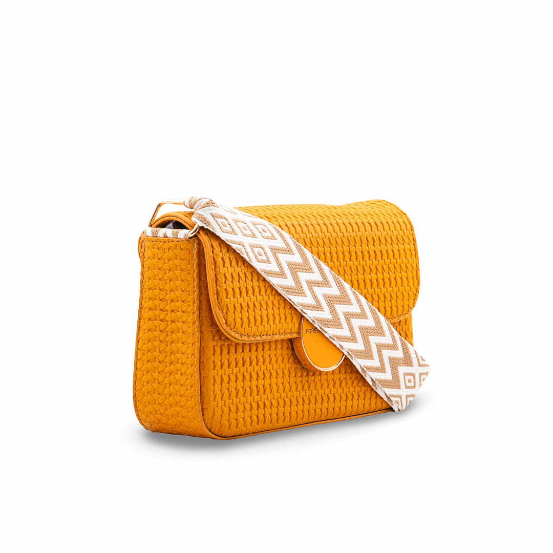 Yellow Casual Pouch For Women P97707