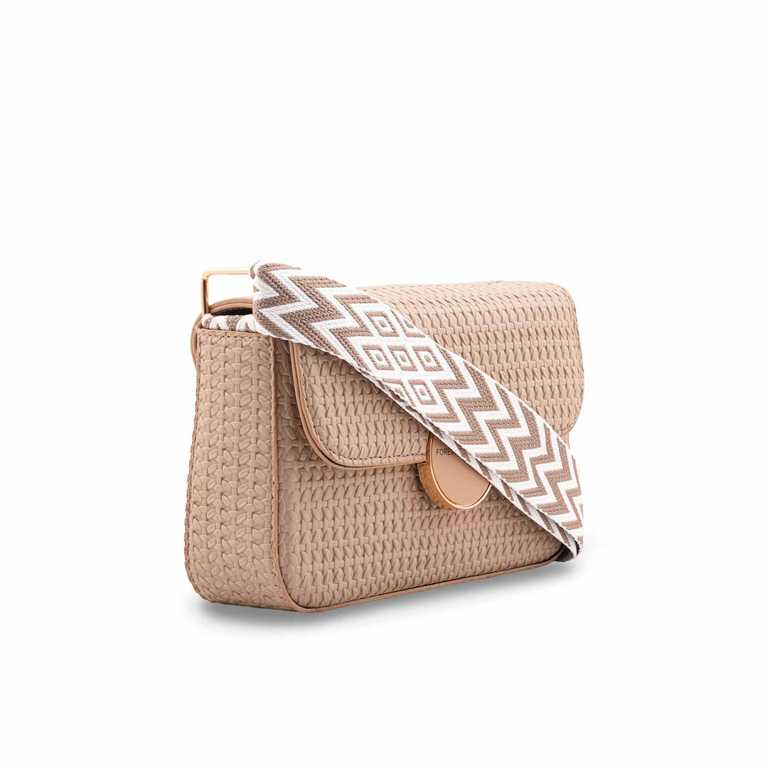 Beige Casual Pouch For Women P97707
