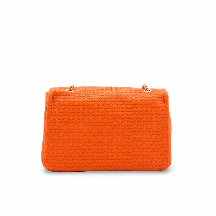Orange Casual Pouch For Women P97708