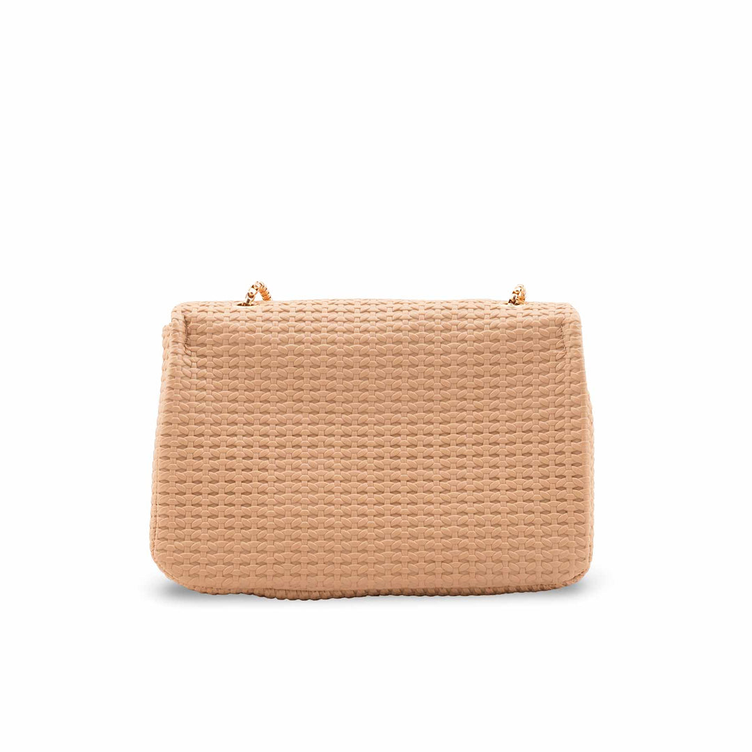 Beige Casual Pouch For Women P97708