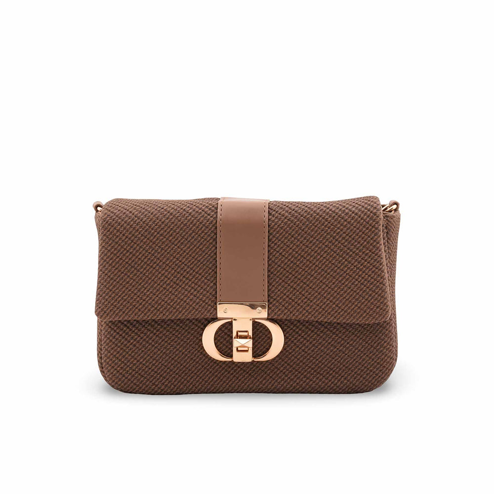 Brown Casual Pouch For Women P97709