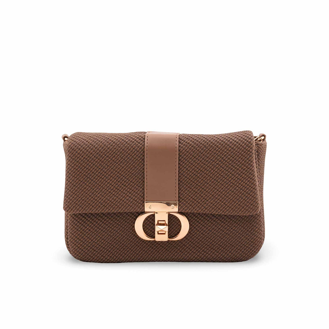 Brown Casual Pouch For Women P97709