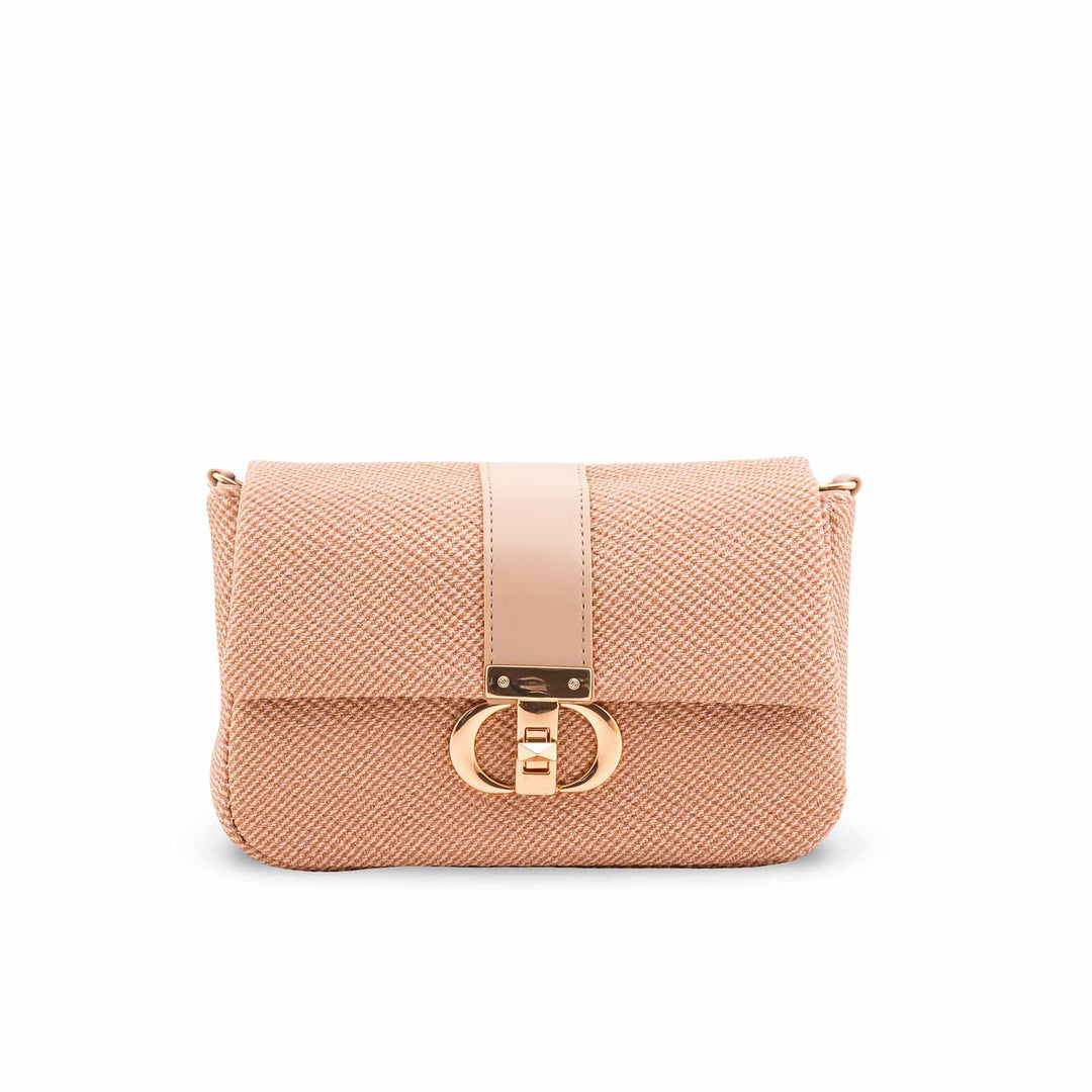 Beige Casual Pouch For Women P97709