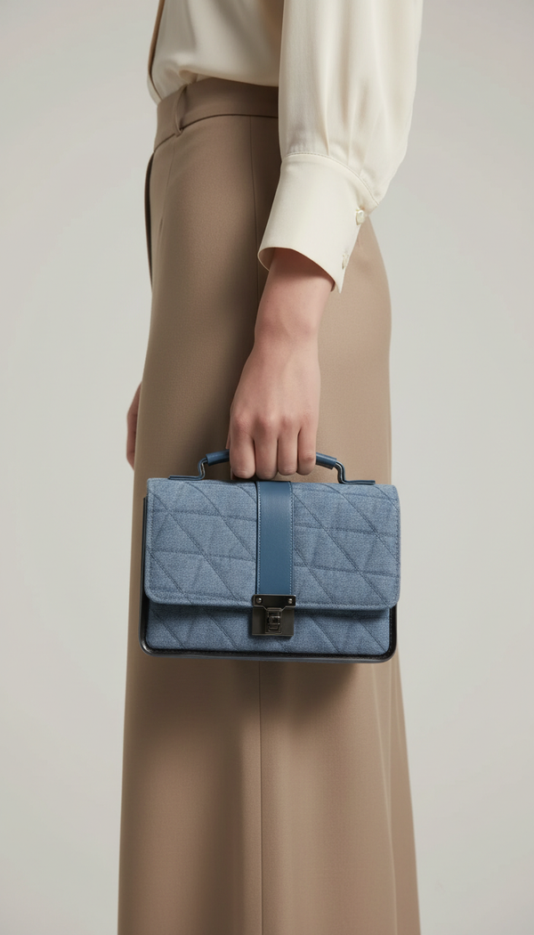 Blue Casual Pouch For Women P97710