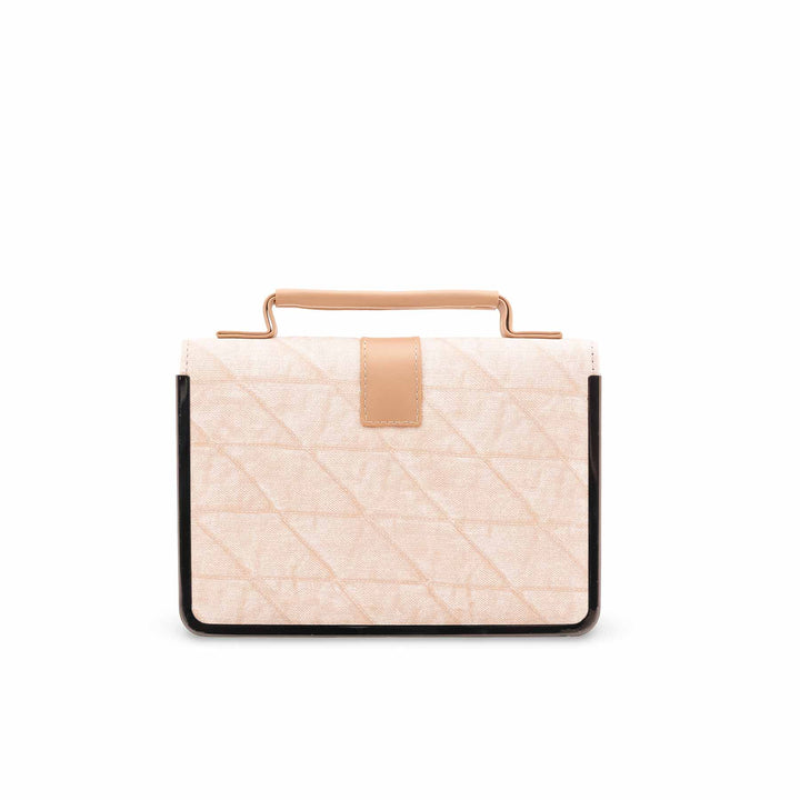 Beige Casual Pouch For Women P97710