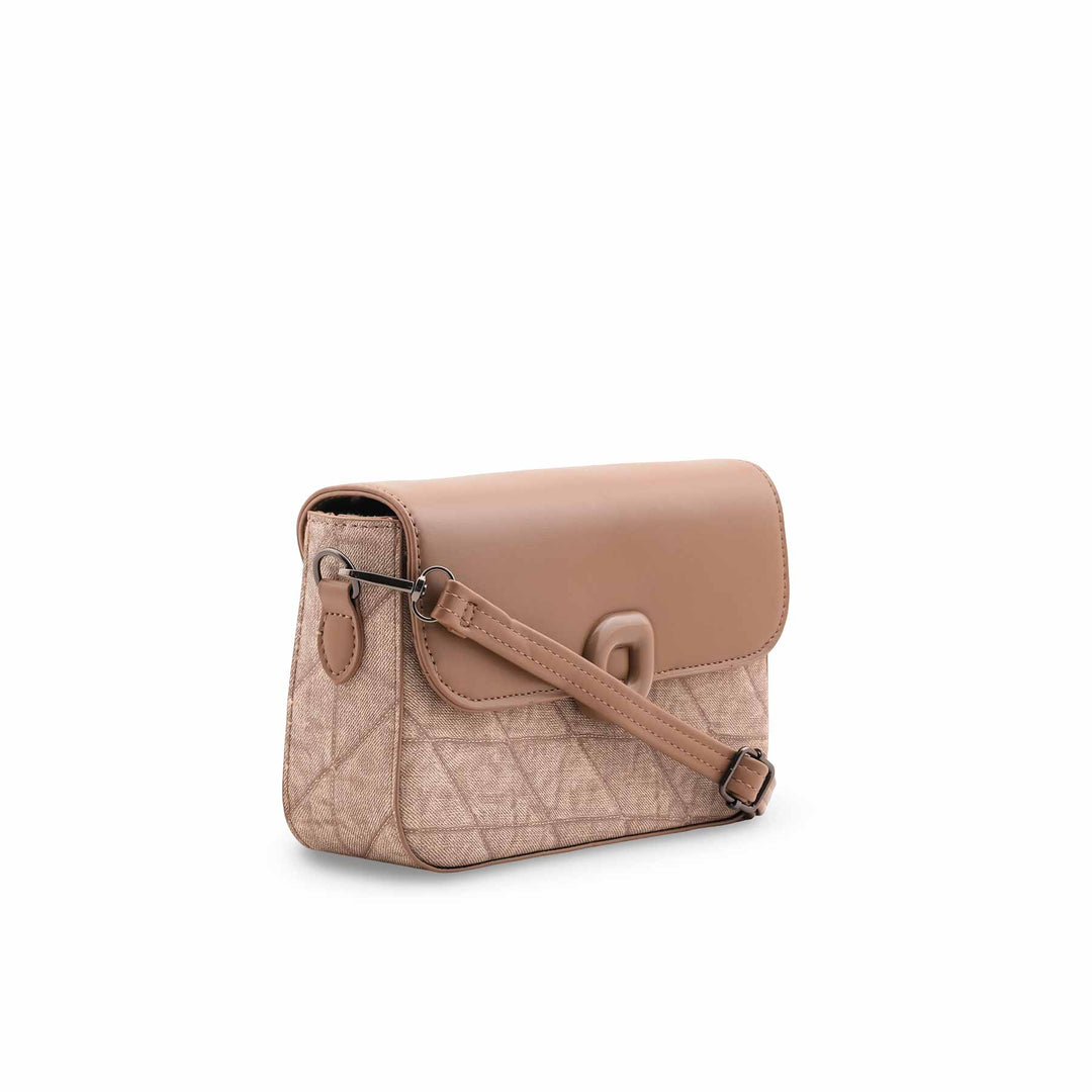 Brown Casual Pouch For Women P97711